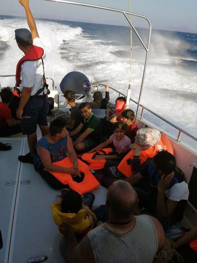 Datça ve Bodrum’da 81 göçmen yakalandı