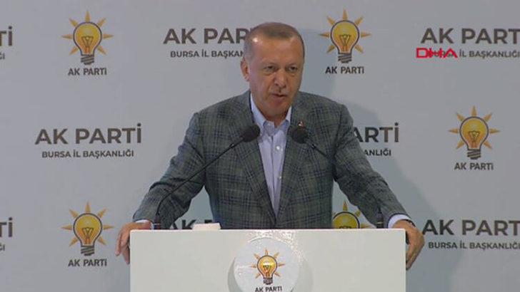 Cumhurbaşkanı Erdoğan'dan Bursa'da önemli açıklamalar