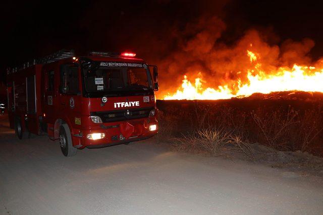 Denizli'de geri dönüşüm fabrikasında yangın (2) - Yeniden
