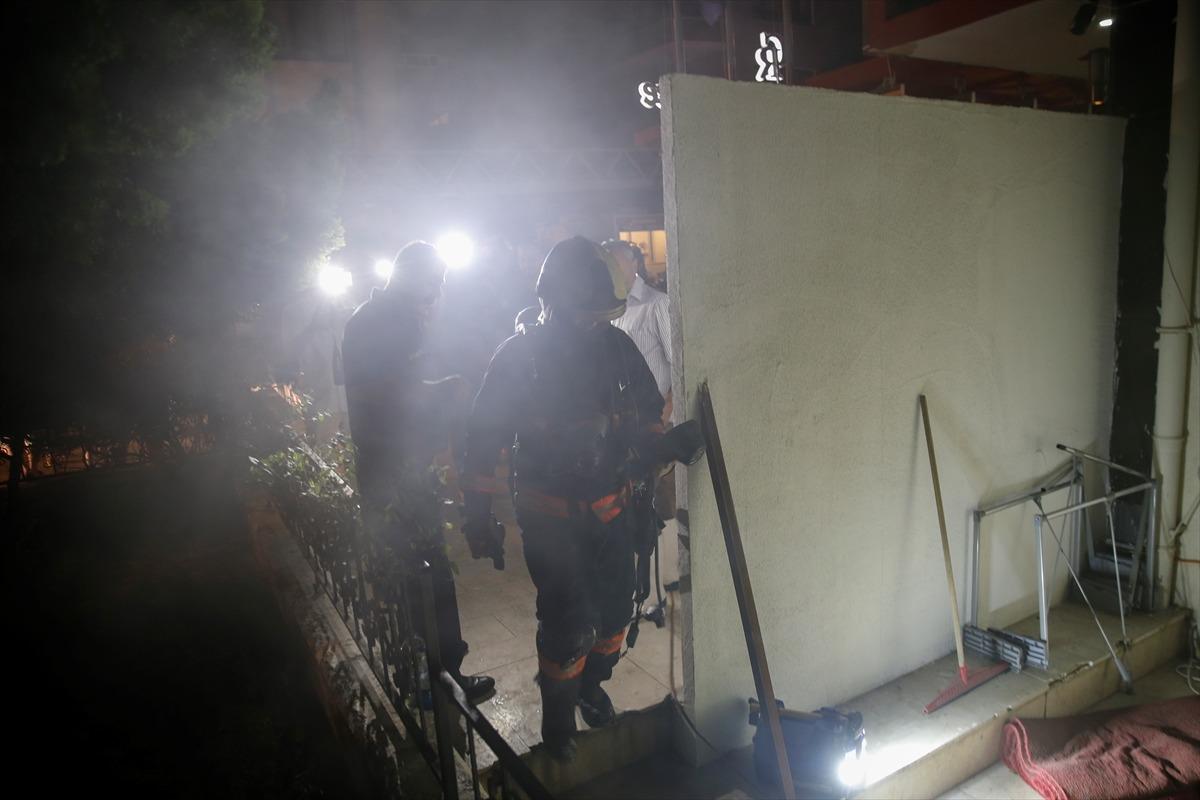 Ankara'da otelde korkutan yangın