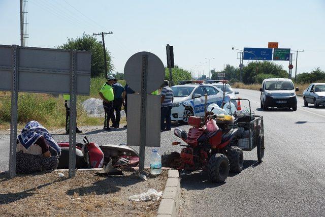 Aydın’da motosikletler çarpıştı; 2 yaralı