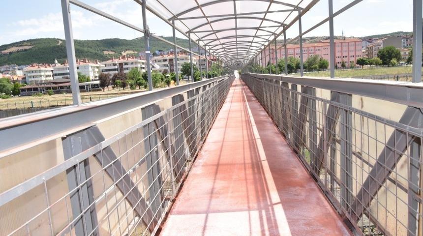 80. Yıl Yaya Köprüsünün onarımı tamamlandı