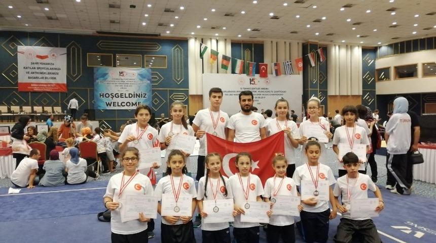 Selçuklu Belediyespor Wushu Kung-Fu Takımı Balkan Şampiyonasına damga vurdu