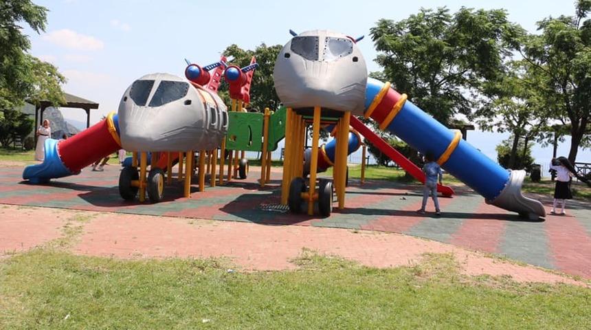&Ccedil;ocuklar bu parkı &ccedil;ok sevdi