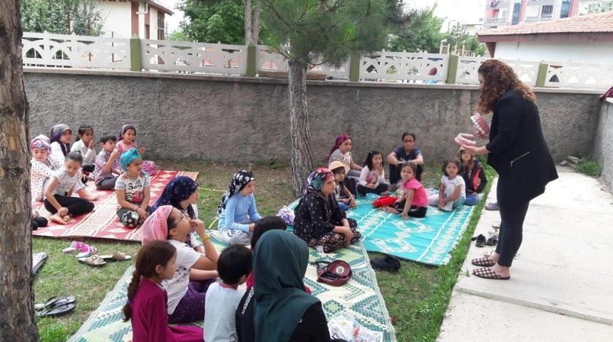 Çocuklara sağlık eğitimi verildi