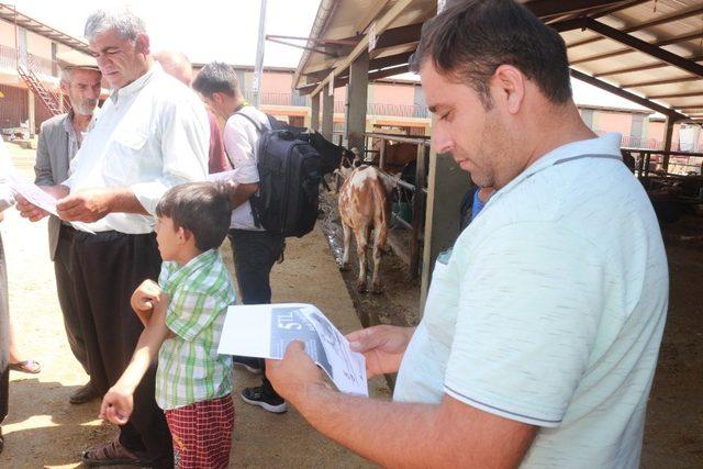 Kurbanlık satıcıları sahte para konusunda uyarıldı