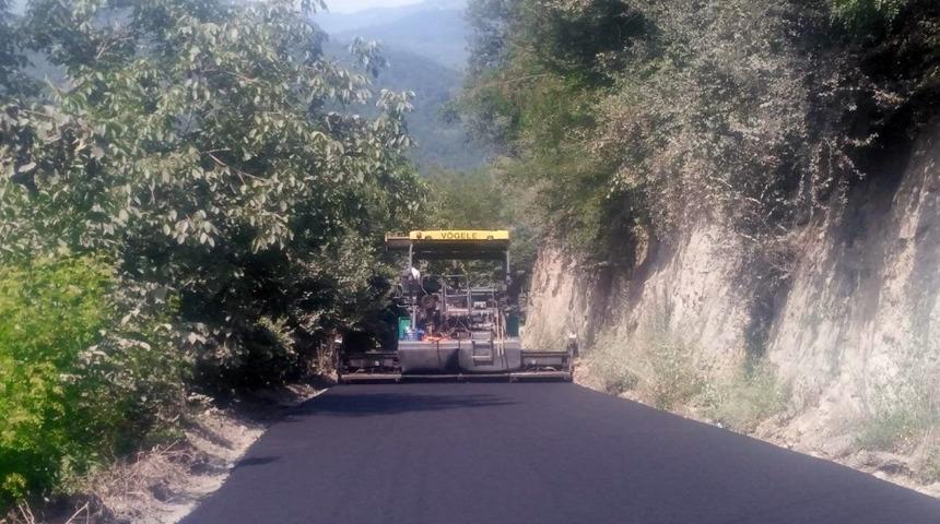 Ordu il&ccedil;elerine sıcak asfalt konforu