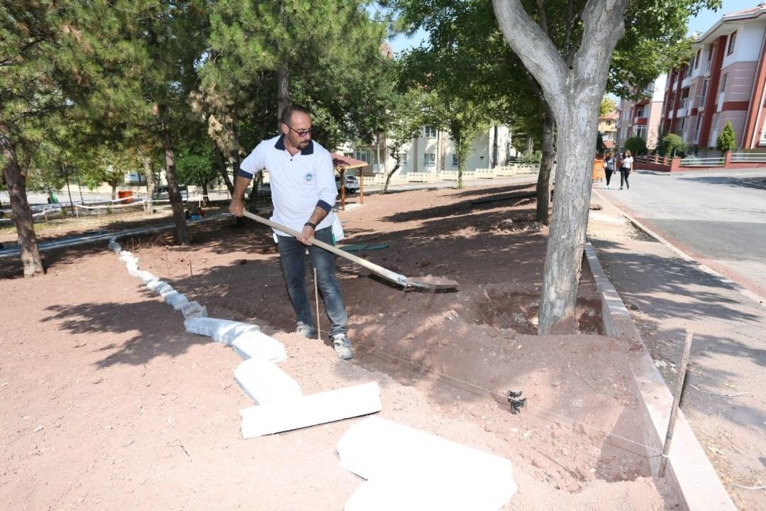 Odunpazarı Belediyesi&rsquo;nden park, yeşil alan ve ağa&ccedil;landırma &ccedil;alışmaları