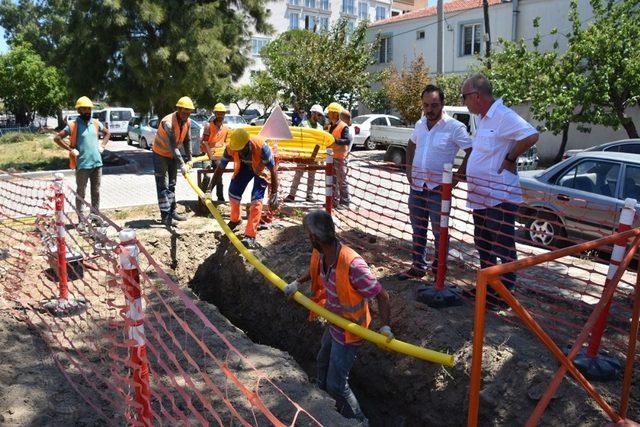 Yeni Şakran’da doğal gaz için ilk kazma vuruldu