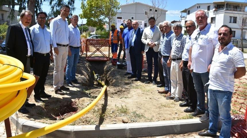 Yeni Şakran&rsquo;da doğal gaz i&ccedil;in ilk kazma vuruldu