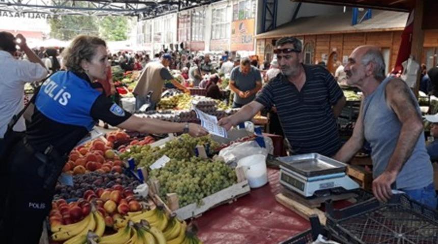 Emniyet ekipleri tarafından bilgilendirme yapıldı