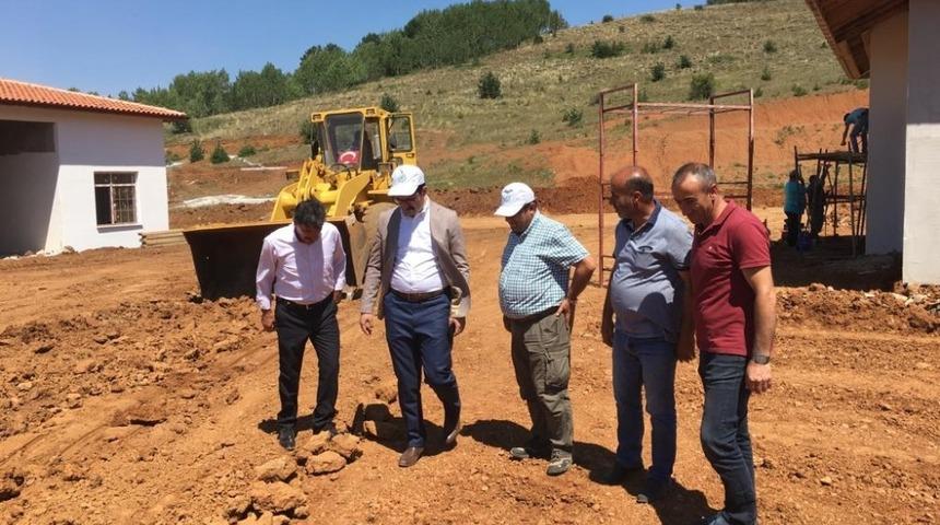 Kaymakam Coşkun, Yakupabdal Tabiat Parkında incelemelerde bulundu