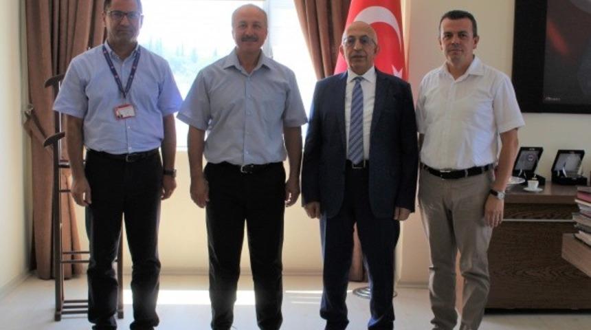 New York Tiran &Uuml;niversitesi Rekt&ouml;r&uuml; Prof. Dr. İsmail Kocayusufoğlu&rsquo;ndan Rekt&ouml;r Murat&rsquo;a ziyaret