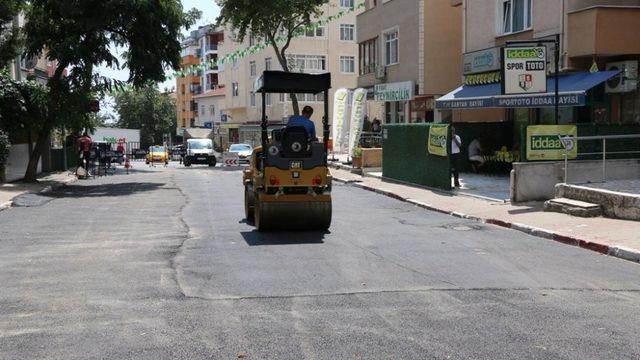 Kartal Belediyesi, asfalt onarım çalışmalarına hız kesmeden devam ediyor