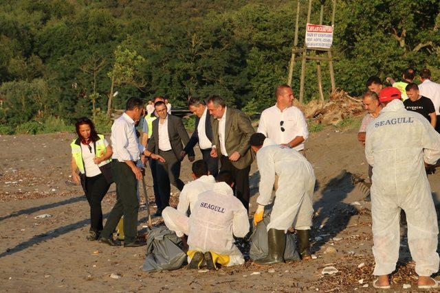 Bakan Yardımcısı Birpınar, Akçakoca'da temizlik çalışmalarını inceledi
