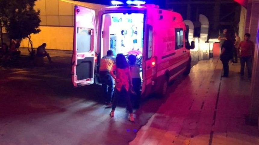 Ensesine taş isabet ettiğini zanneden kadın, hastanede vurulduğunu &ouml;ğrendi!