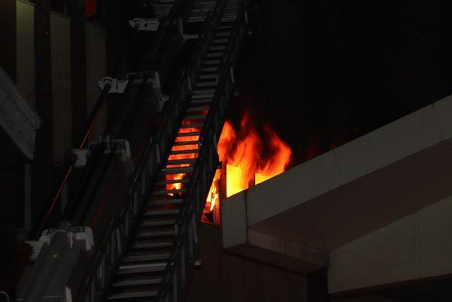 Zonguldak'ta, fındık kırma fabrikasında yangın (2)