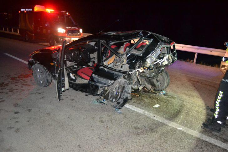 Konya'da feci kaza! Bu araçtan sağ çıktılar! G5