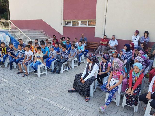 Şaphane&rsquo;de Yaz Kur&rsquo;an Kursu &ouml;ğrencilerine trafik eğitimi 1