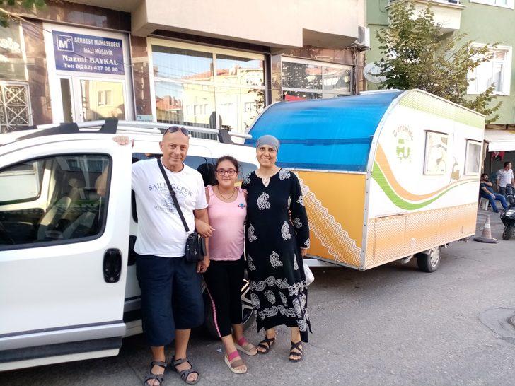 Fransızca öğretmeni karavanıyla Türkiye turunda G1