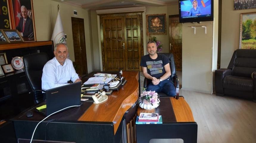 Bilecikspor Başkanı Avcı&rsquo;dan Başkan Yaman&rsquo;a ziyaret