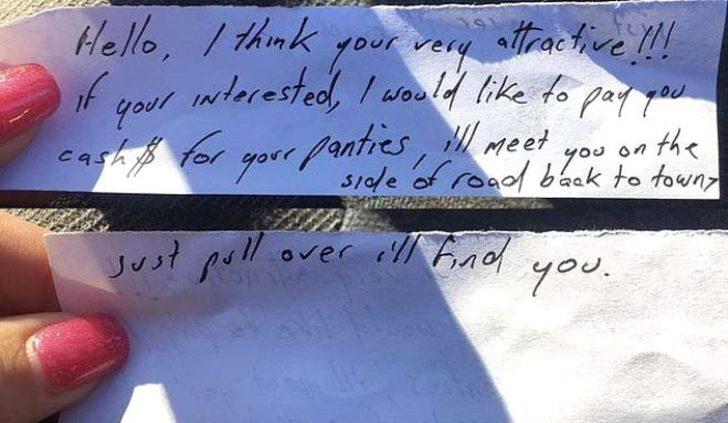 Arabasına bırakılan not kan dondurdu! G1