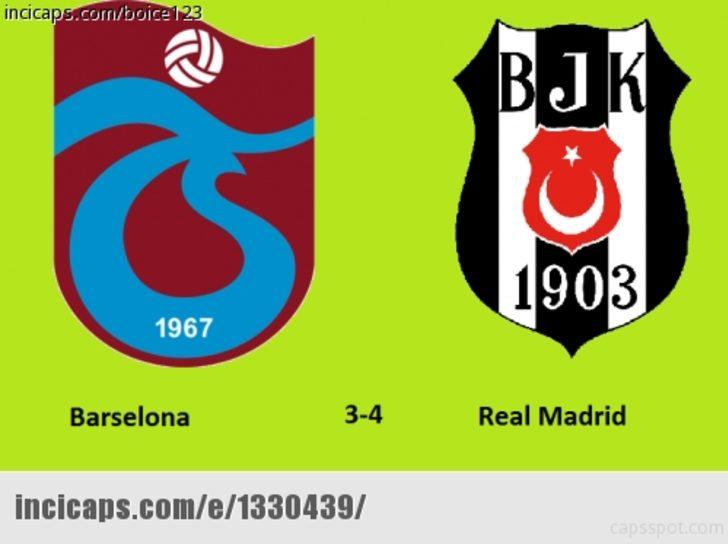 Trabzonspor-Beşiktaş maçı sonrası Caps'ler G3