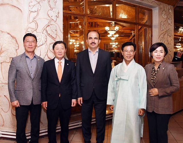 Kardeş şehir Gangneung’dan Başkan Altay’a ziyaret