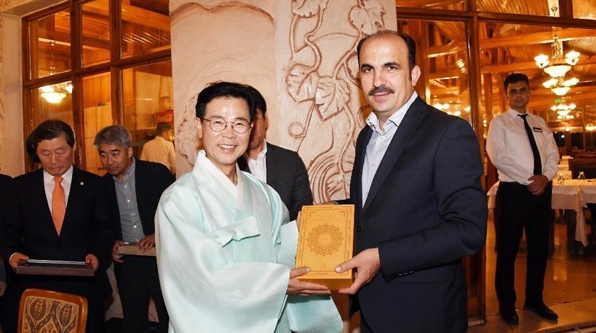 Kardeş şehir Gangneung&rsquo;dan Başkan Altay&rsquo;a ziyaret