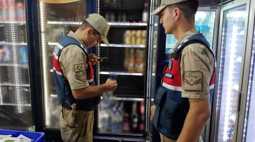 Jandarma ekiplerinden alkol denetimi