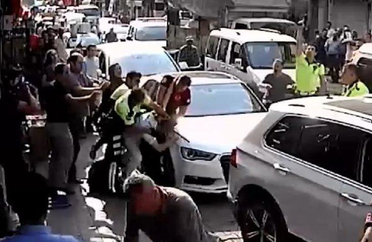 Adana'da polis ile esnaf arasında arbede G1