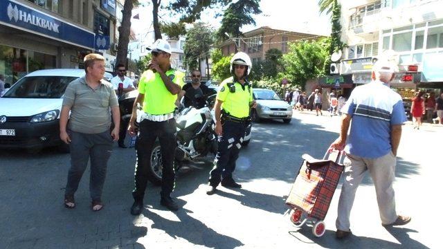 Burhaniye’de kural tanımaz sürücülere ceza yağdı