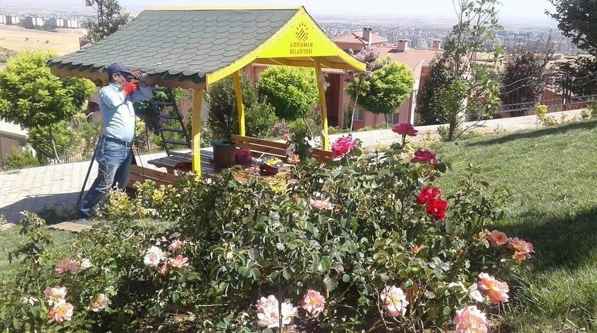 Esentepe TOKİ Parkına malzeme montajı yapıldı