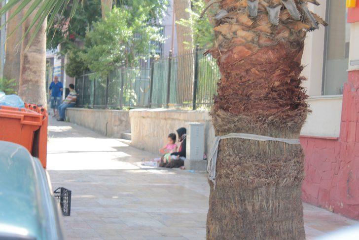 'Dilencilere para vermeyin' yazısının altında dileniyorlar G5