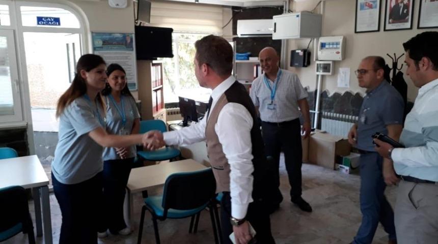 Demirci&rsquo;deki Eğitim Merkezine inceleme ziyareti