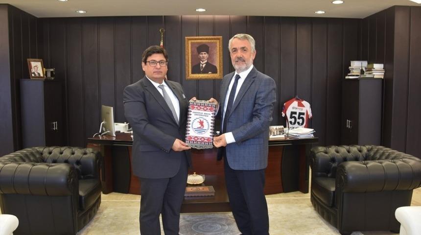 Yeni Cumhuriyet Başsavcısı Kılı&ccedil;, Rekt&ouml;r Bilgi&ccedil;&rsquo;le bir araya geldi