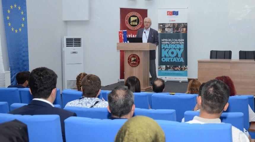 Mahir Eller Gaziantep&rsquo;li işverenlere mesleki yeterliliği anlattı