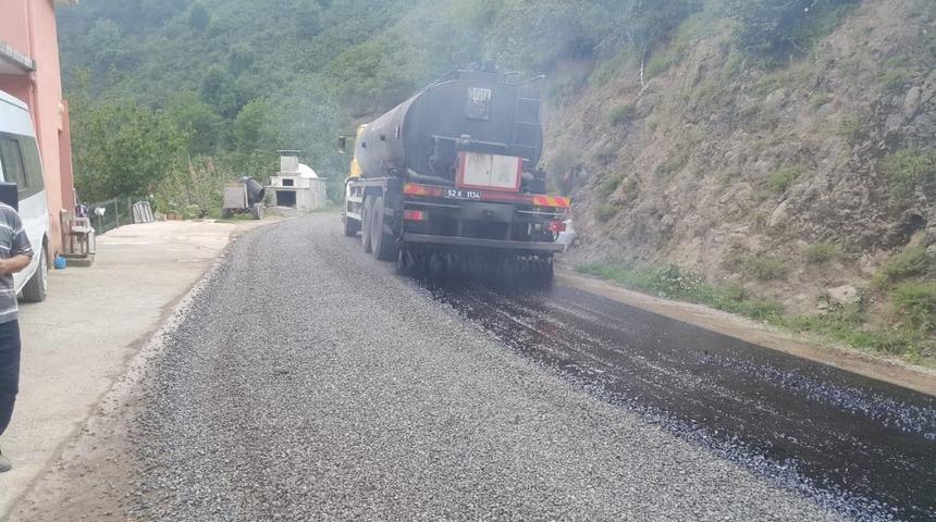 Ordu’da yollar elden geçiyor