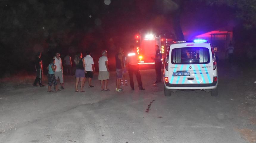 İzmir'de ormanlık alanda korkutan yangın