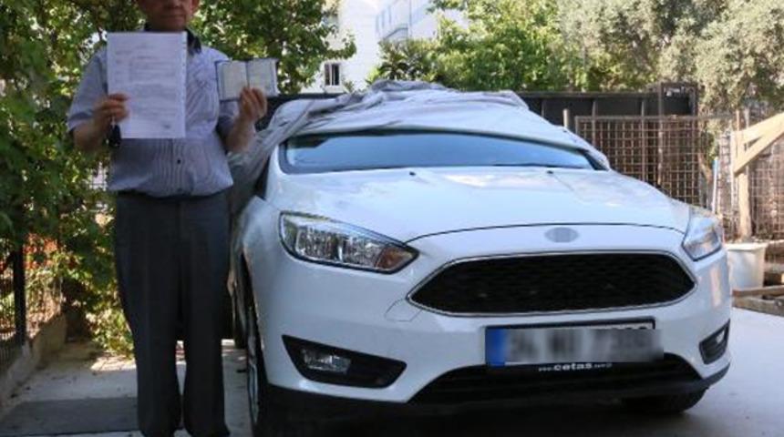 Otomobilinin sahte belgelerle satıldığını &ouml;ğrendi