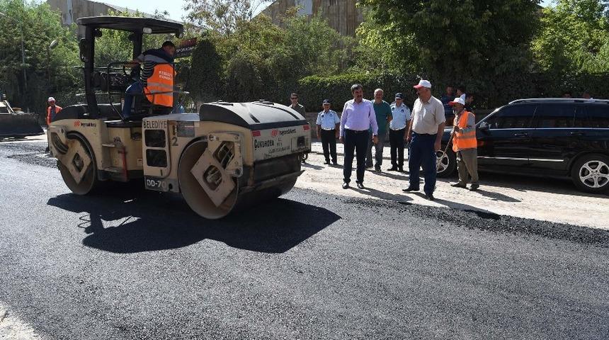 Muş Belediyesinden ge&ccedil;ici asfalt &ccedil;alışması