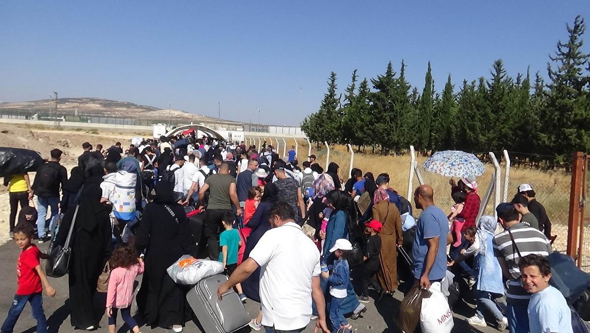 Kurban Bayramı i&ccedil;in &uuml;lkesine d&ouml;nen Suriyeli sayısı 33 bini buldu