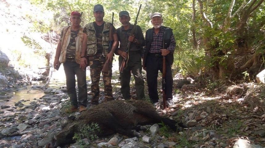 Karaman&rsquo;da yaban domuzlarına karşı s&uuml;rek avları devam ediyor