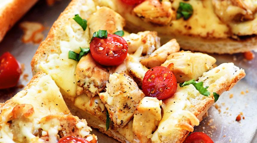 Tavuklu Sarımsaklı Ekmek