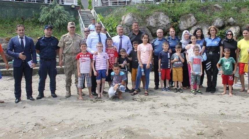 Sevgi Evindeki &ccedil;ocuklar boğulma olaylarına karşı bilgilendirildi