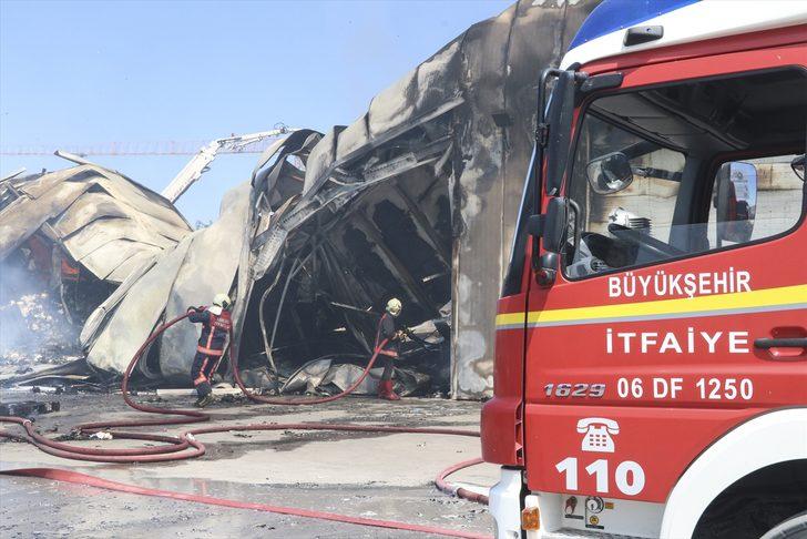 Başkentte depo yangını G5