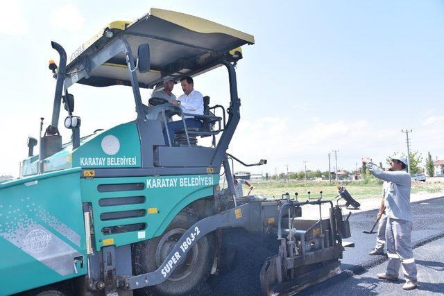 Karatay’da asfalt çalışmaları