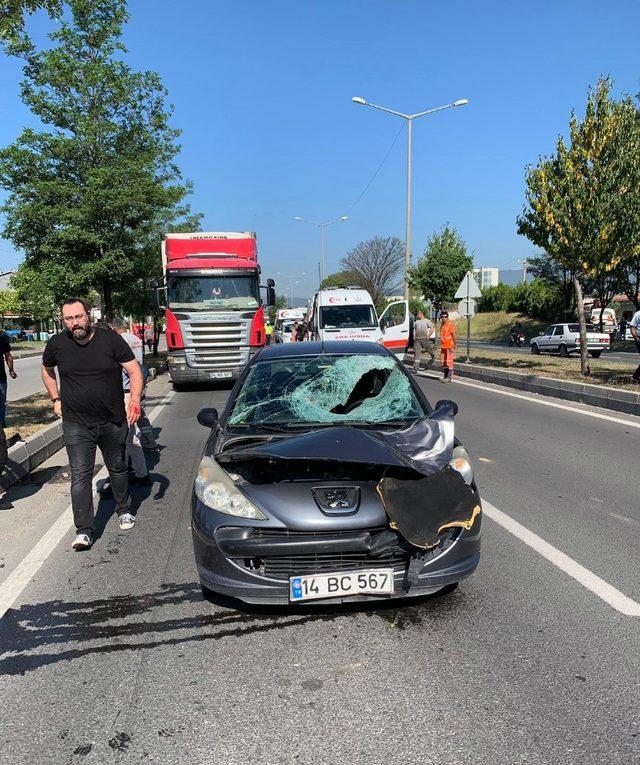 Bolu’da otomobilin çarptığı vatandaş, hastanede hayatını kaybetti