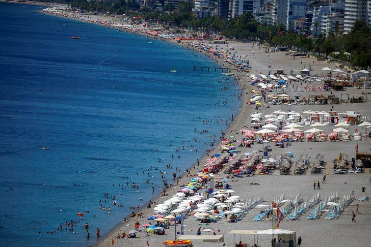 Antalya sahilleri dolup taştı G4