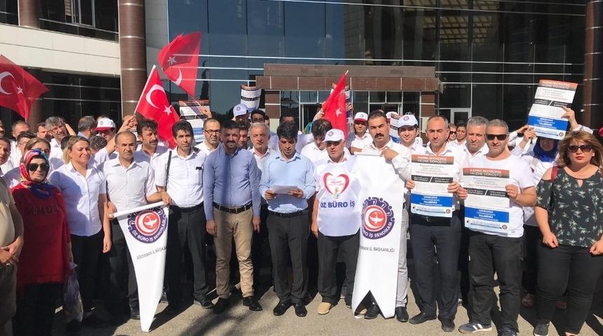 4D’li işçiler mali ve özlük haklarını İstedi